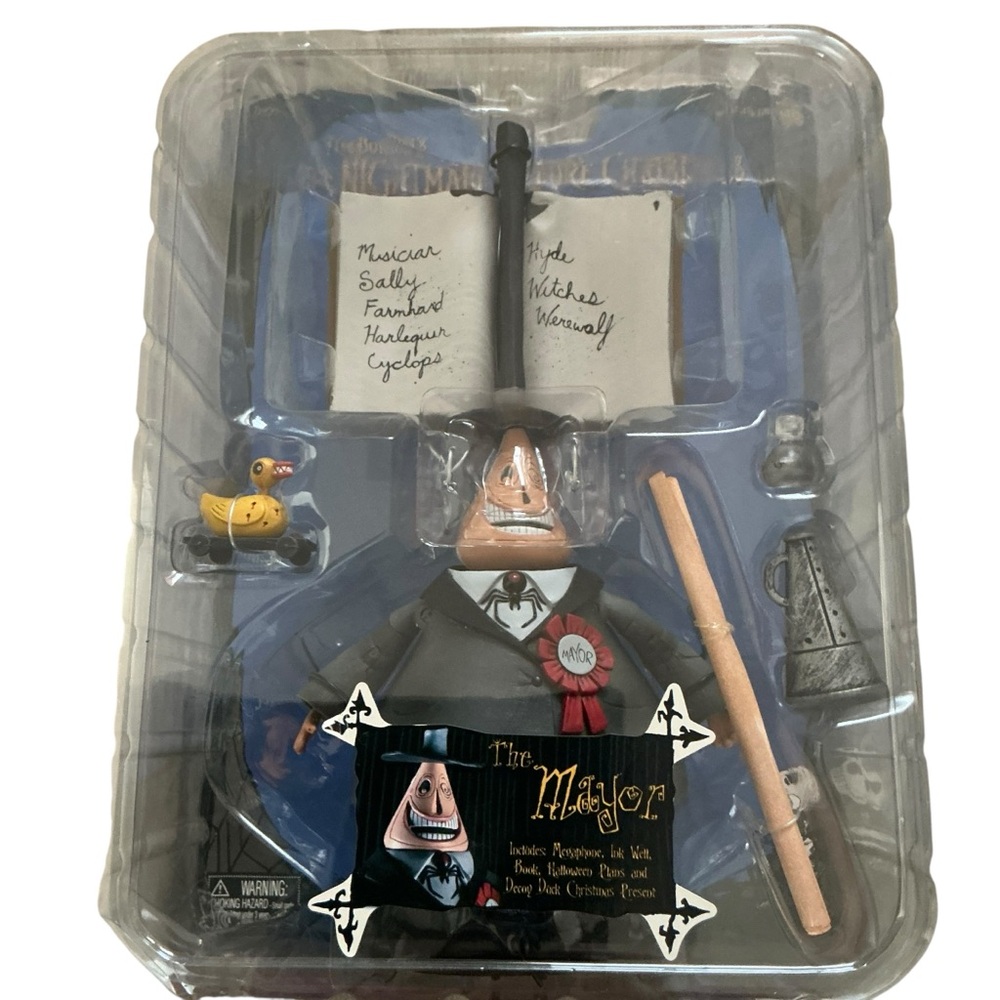 The nightmare before Christmas the mayor series 1 Neca reel toys figure